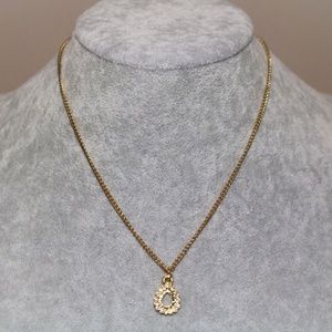 Gold Teardrop Pendant